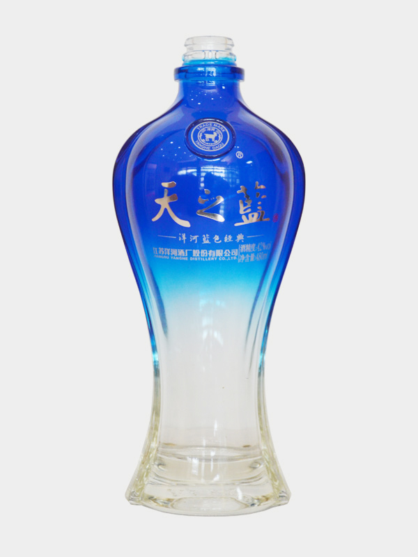 天之藍(lán)仿陶玻璃酒瓶