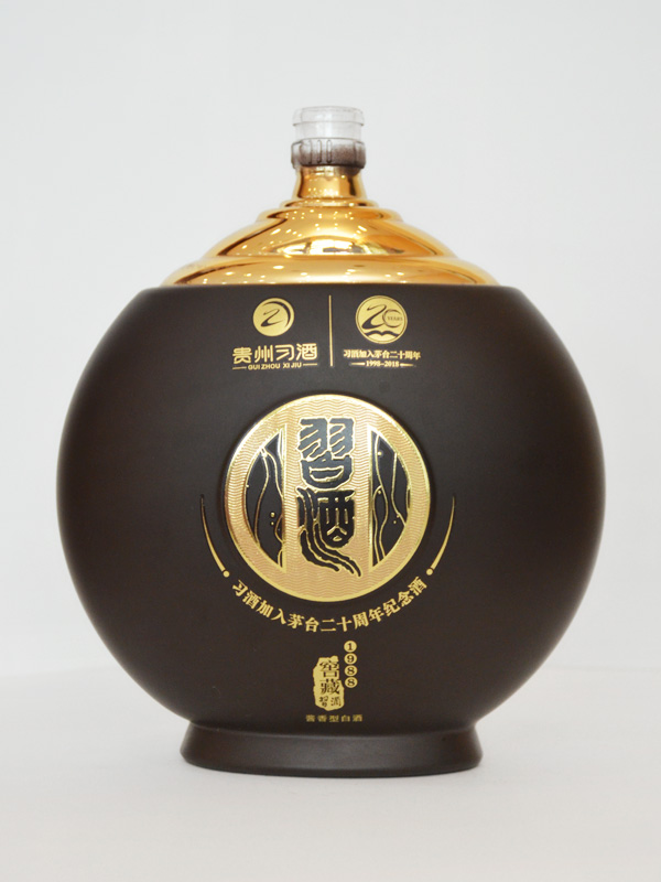 習(xí)酒烤花玻璃酒瓶