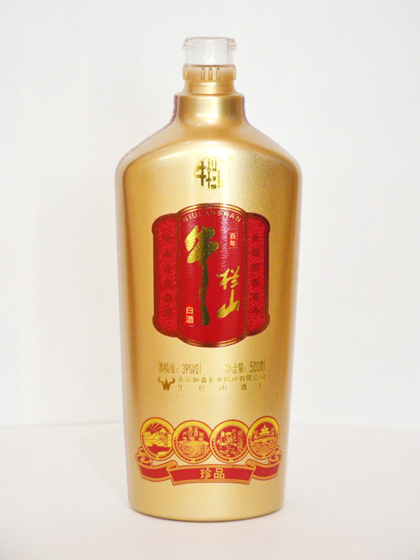 牛欄山仿陶玻璃瓶