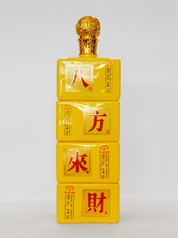 茅臺烤花玻璃瓶