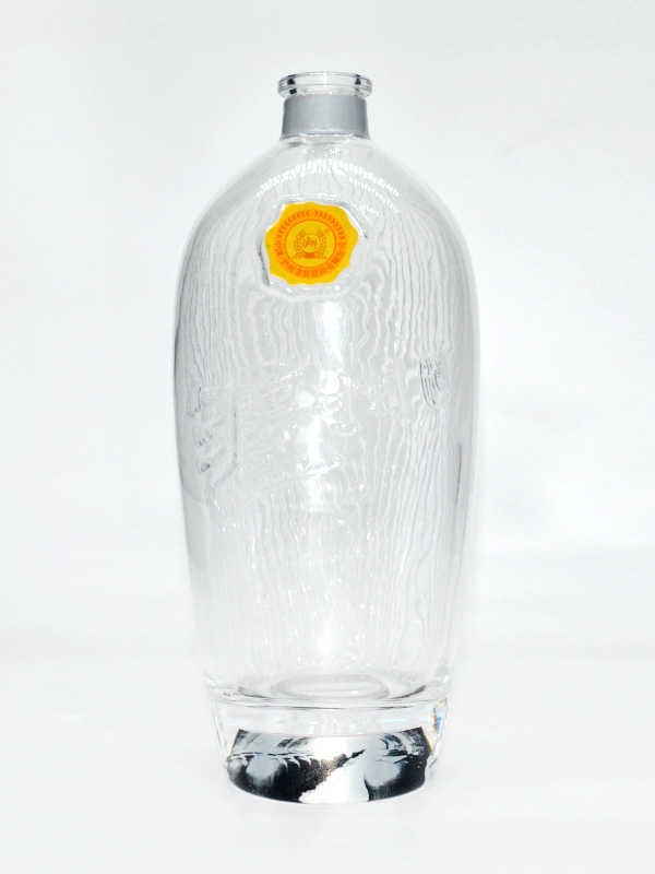 貼花玻璃酒瓶