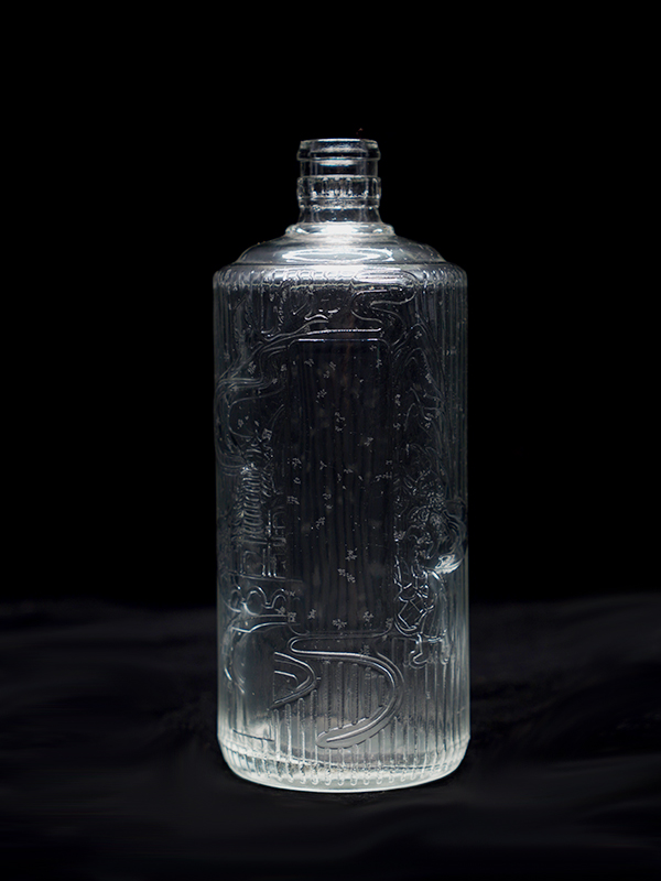晶白料玻璃酒瓶制作廠家