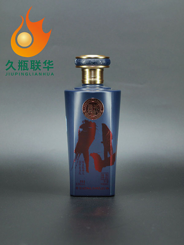 笑納醬酒仿陶玻璃瓶