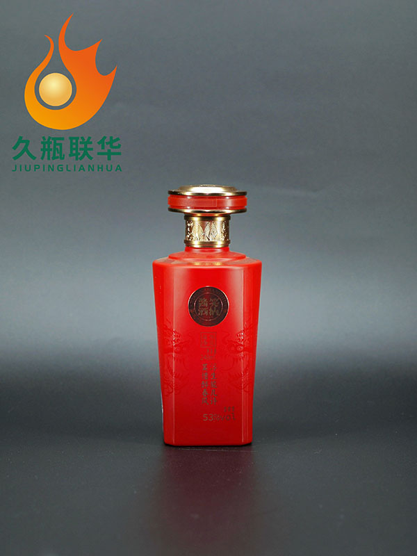 笑納醬酒仿陶玻璃瓶