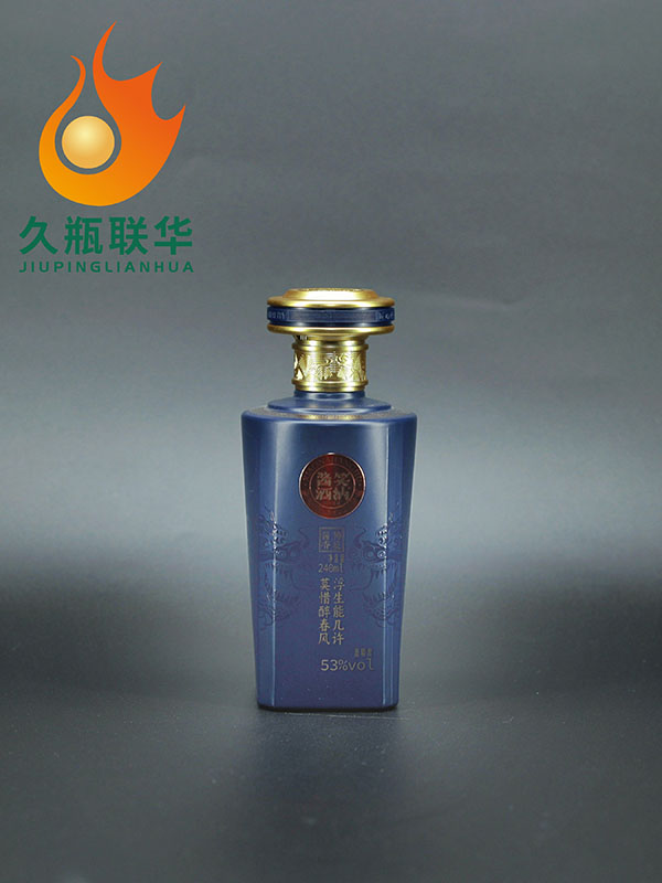 笑納醬酒仿陶玻璃瓶