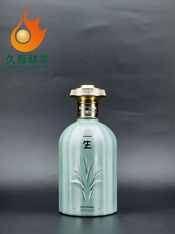 蘭生仿陶玻璃瓶