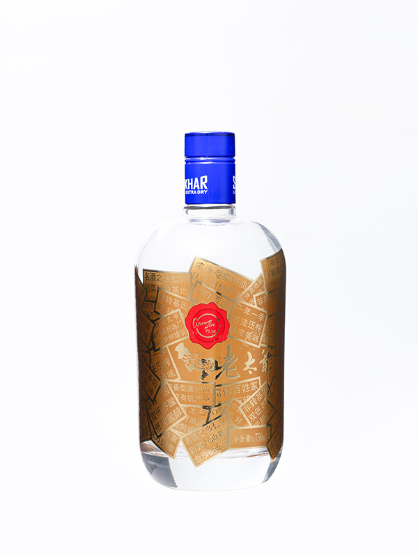 清池老大爺晶白料酒瓶