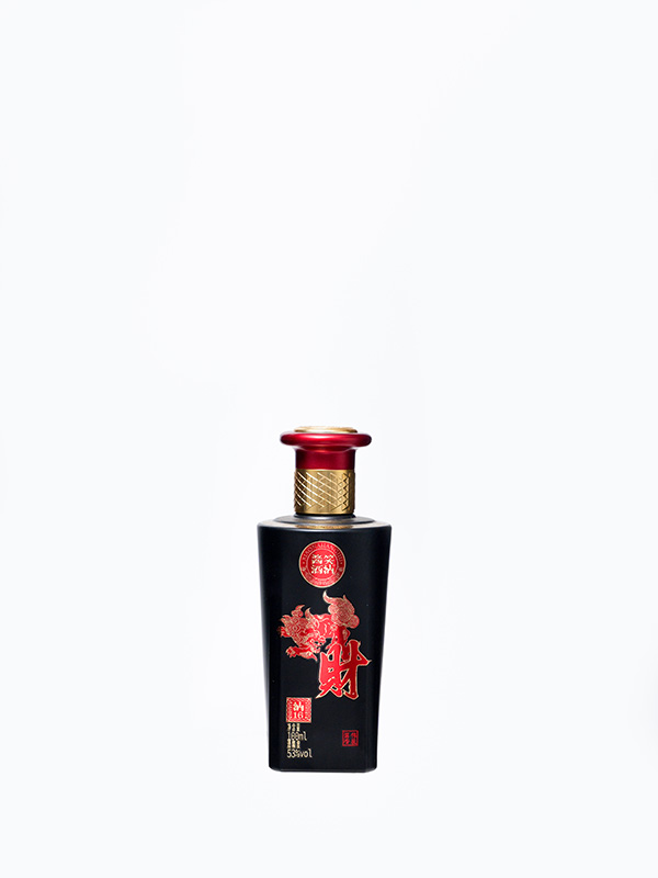 笑納醬酒仿陶玻璃瓶