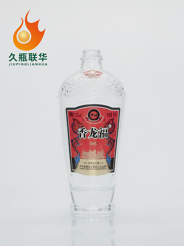 香龍福晶白料酒瓶